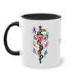 Farbige Tasse der Gynäkologischen Onkologie