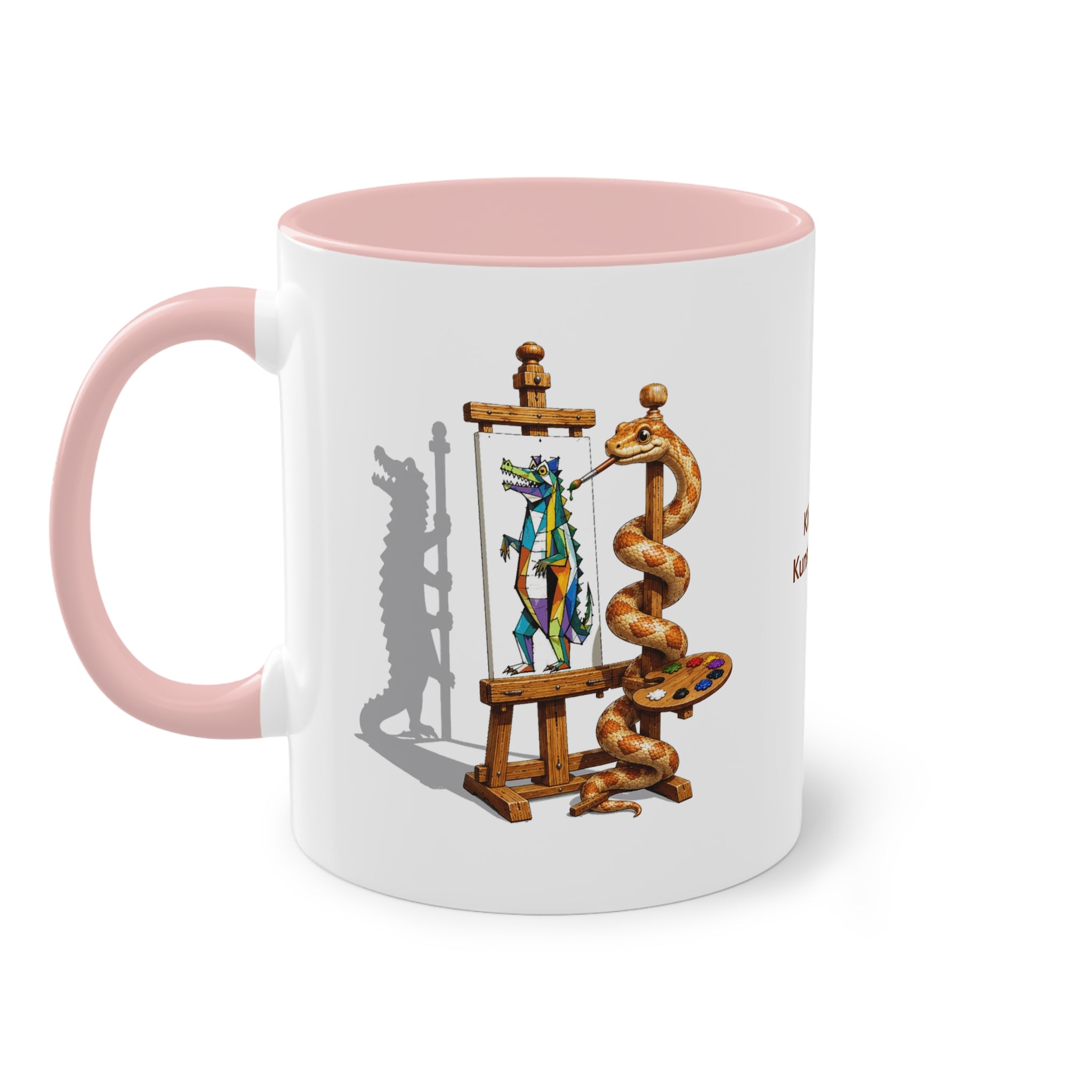 Farbige Tasse der Klinischen Kunsttherapie