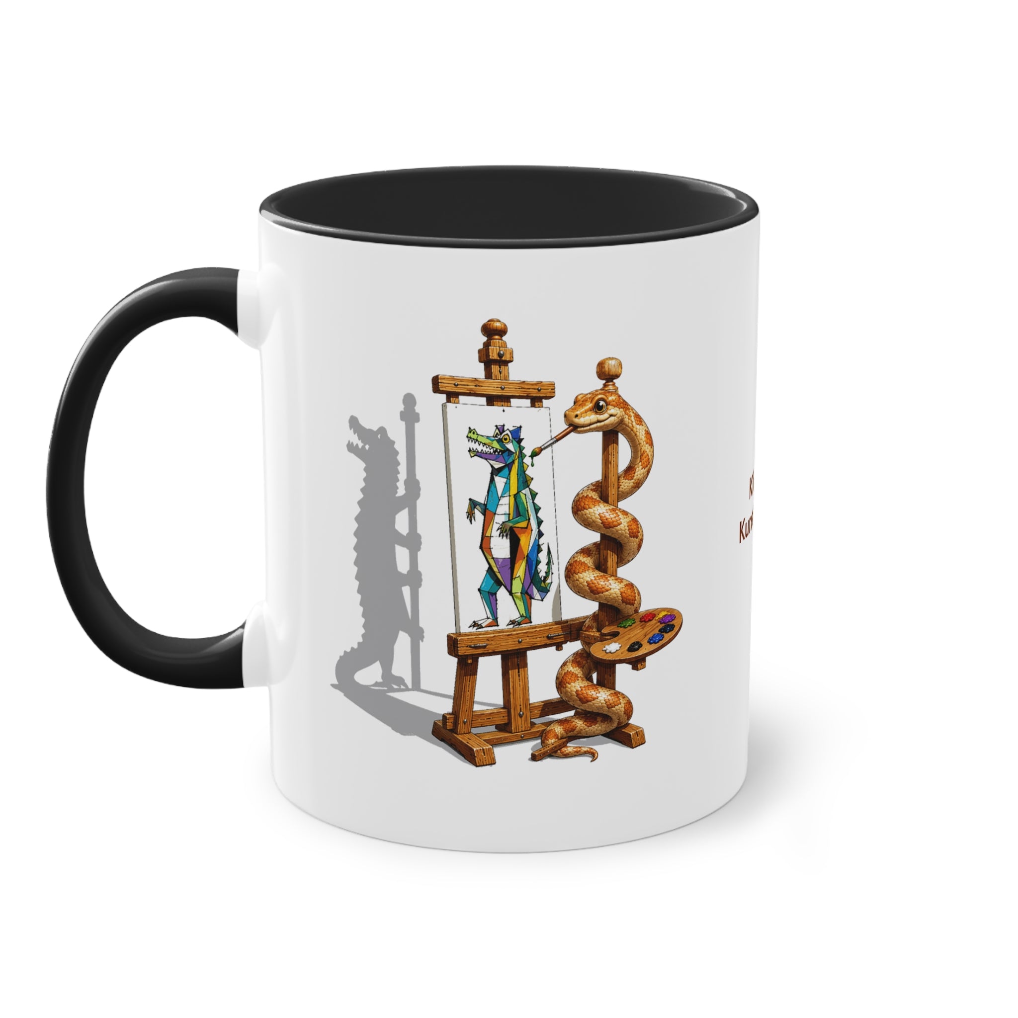 Farbige Tasse der Klinischen Kunsttherapie
