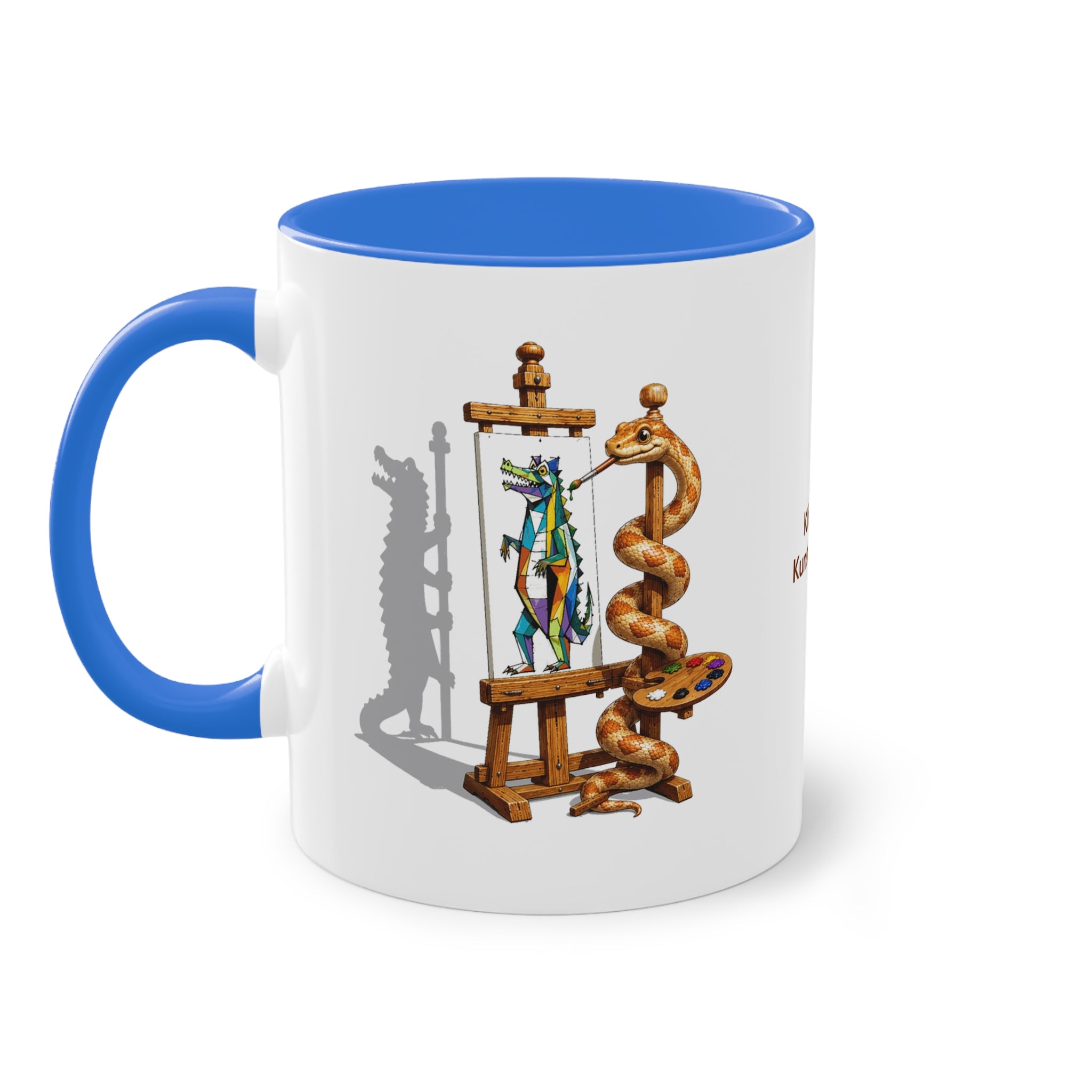 Farbige Tasse der Klinischen Kunsttherapie