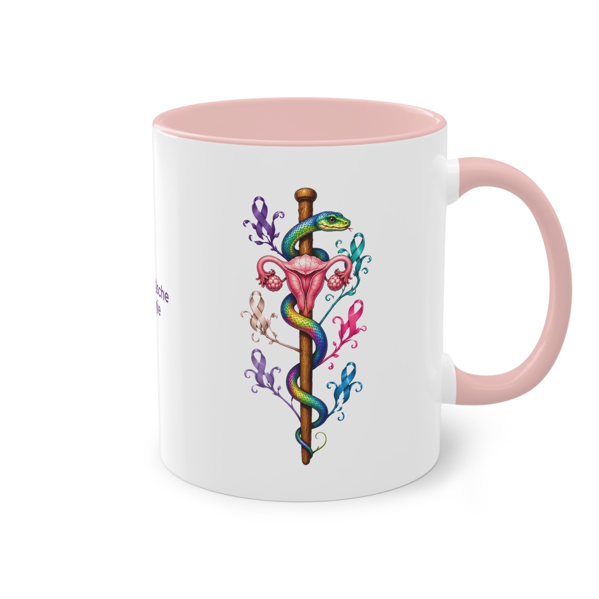 Farbige Tasse der Gynäkologischen Onkologie