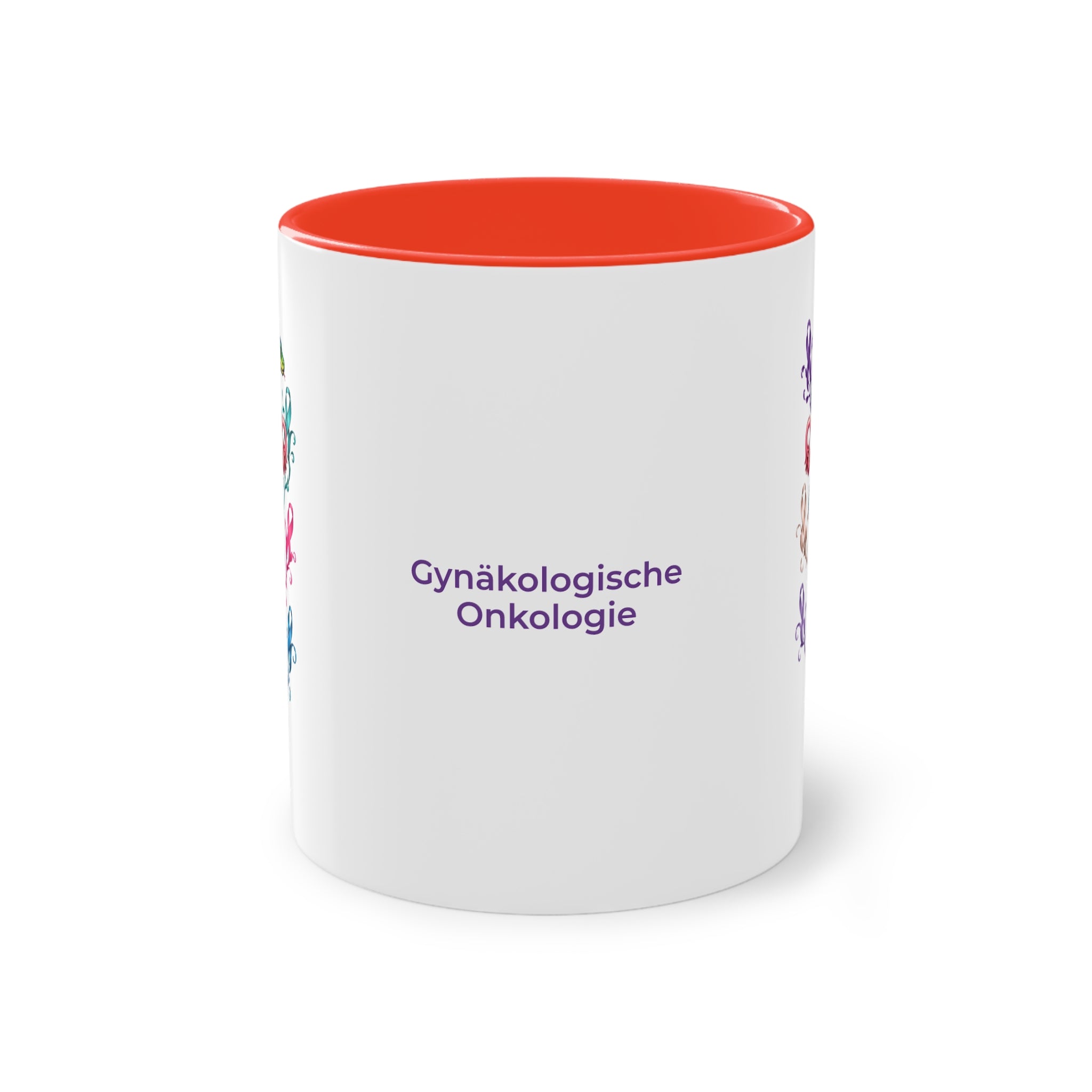 Farbige Tasse der Gynäkologischen Onkologie