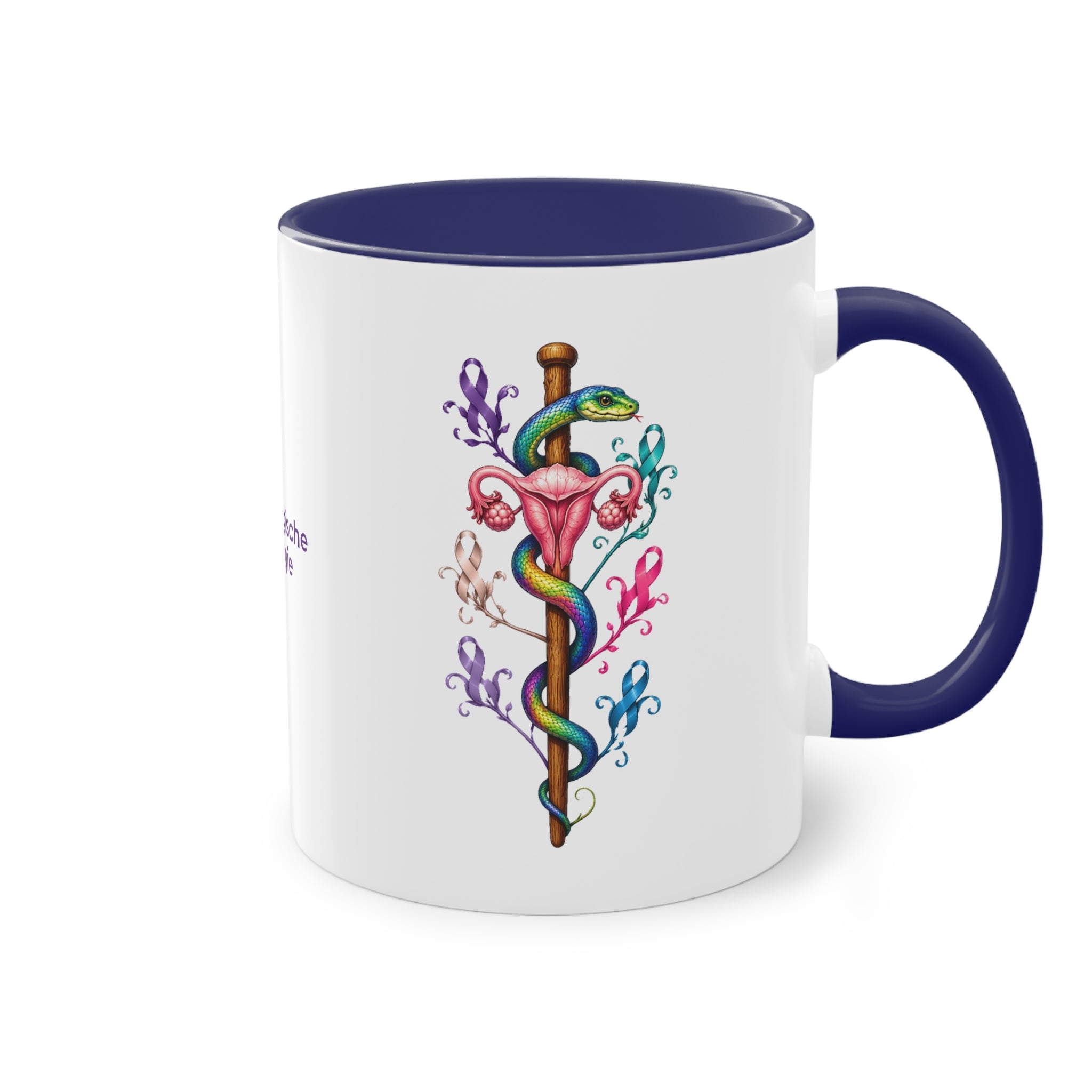 Farbige Tasse der Gynäkologischen Onkologie