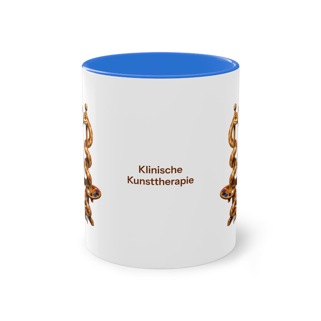 Farbige Tasse der Klinischen Kunsttherapie