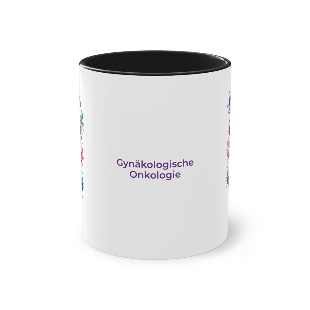 Farbige Tasse der Gynäkologischen Onkologie