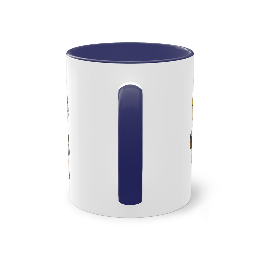 Farbige Tasse der Arbeitsmedizin mit eigenem Text