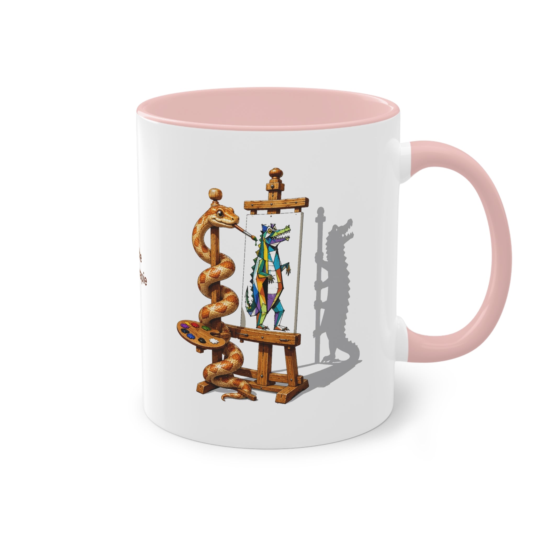 Farbige Tasse der Klinischen Kunsttherapie