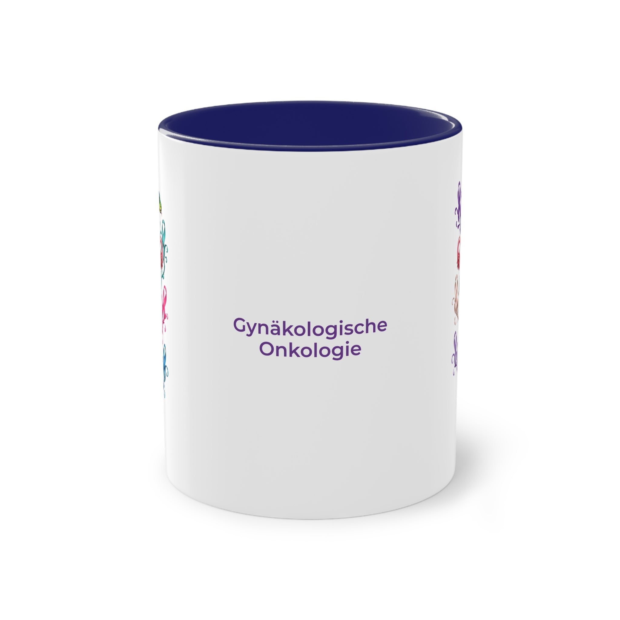 Farbige Tasse der Gynäkologischen Onkologie