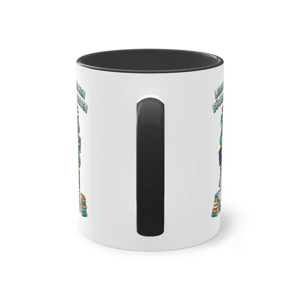 Farbige Tasse der Medizinstudierenden mit eigenem Text