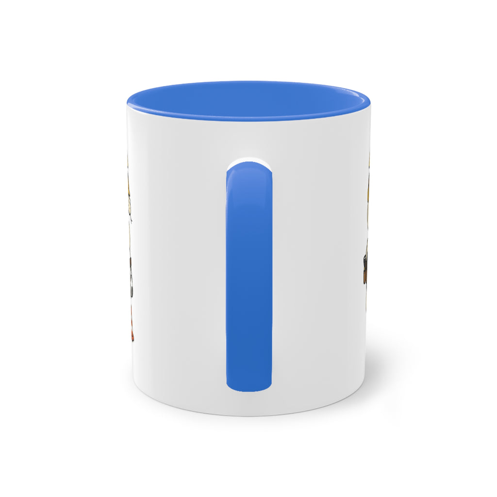 Farbige Tasse der Arbeitsmedizin mit eigenem Text