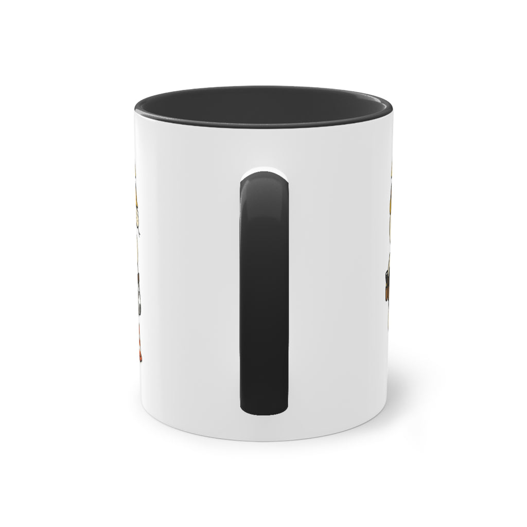 Farbige Tasse der Arbeitsmedizin mit eigenem Text
