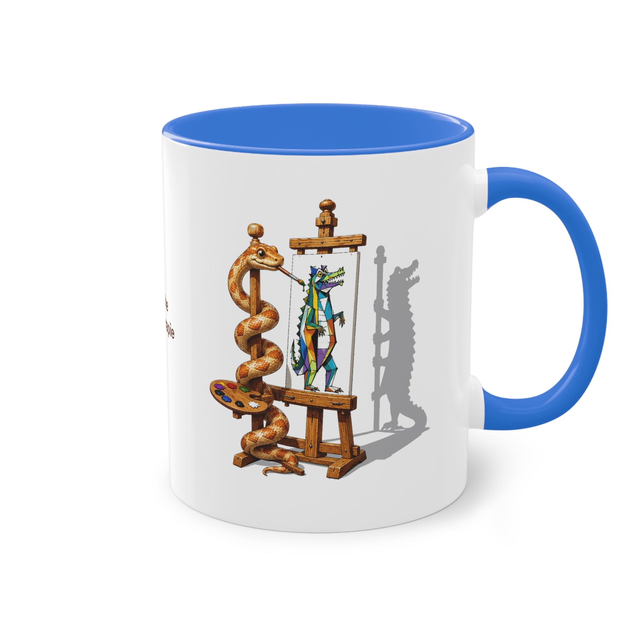 Farbige Tasse der Klinischen Kunsttherapie
