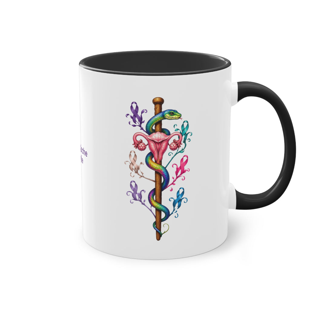 Farbige Tasse der Gynäkologischen Onkologie
