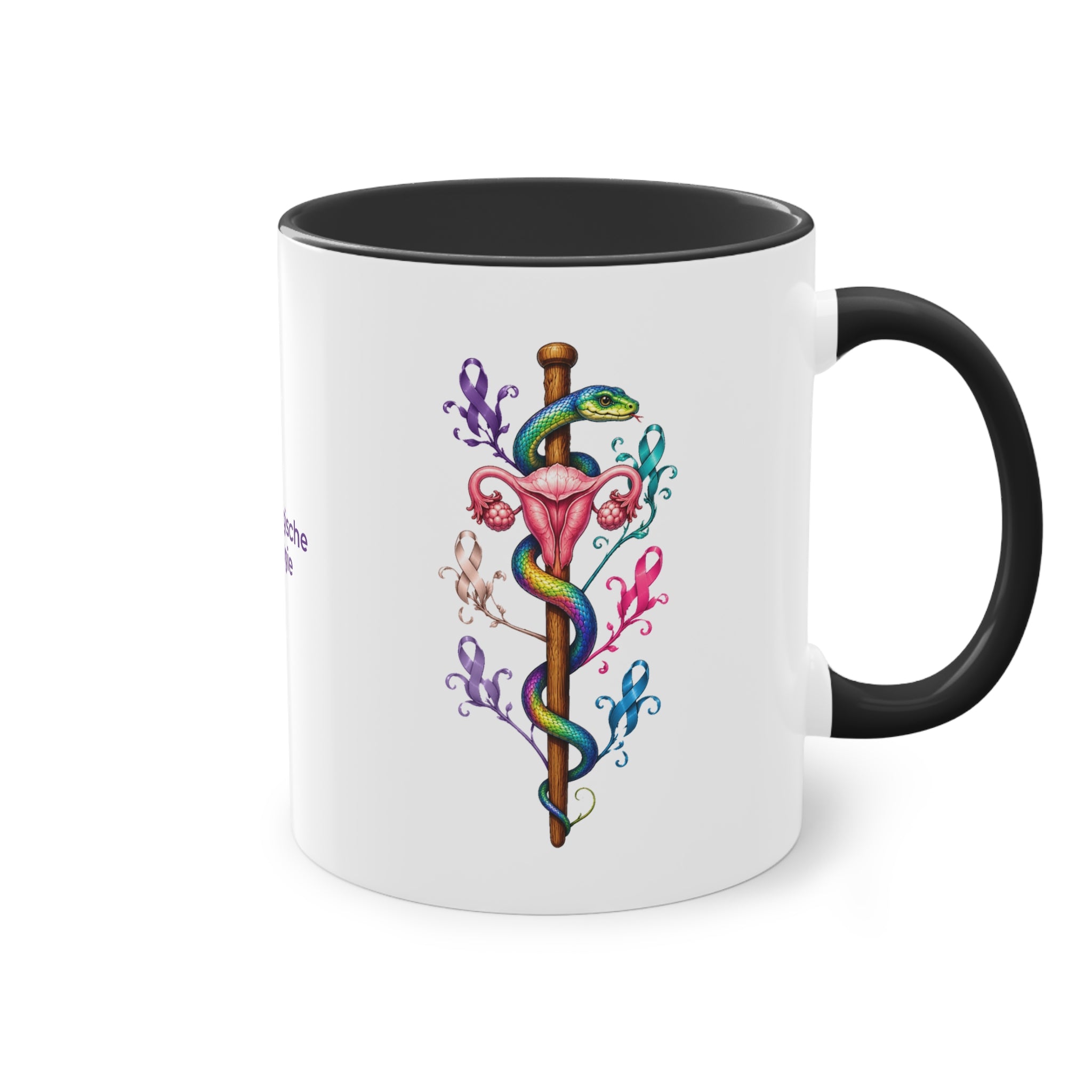 Farbige Tasse der Gynäkologischen Onkologie